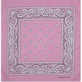Pink Fashion Bandana with Custom Imprint